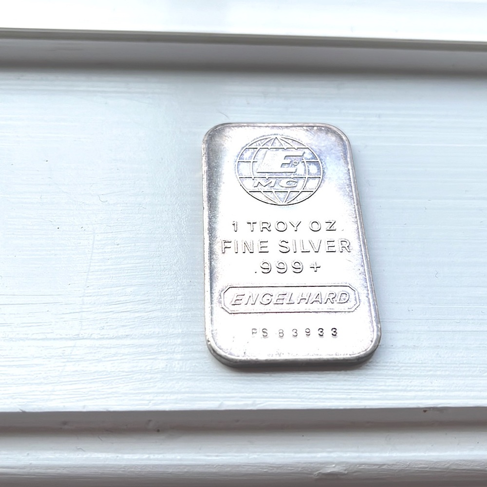 1 Troy Oz Silver Bar .999+